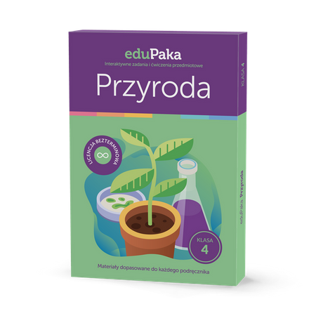EduPaka PRZYRODA kl. 4. Interaktywne zadania i ćwiczenia przedmiotowe